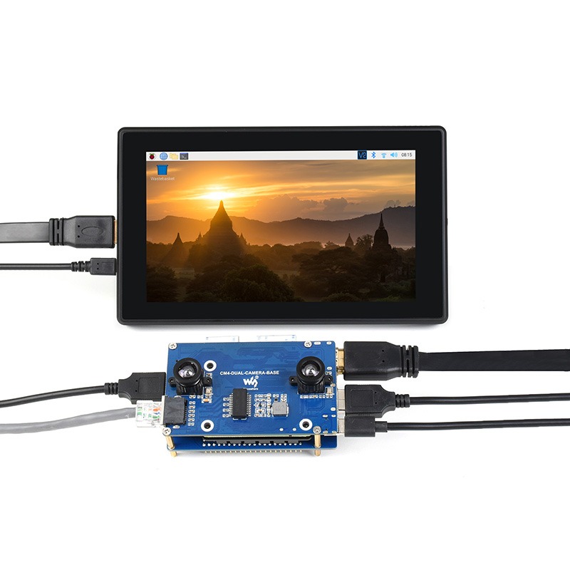 Placa de Expansión de Visión B - Raspberry Pi Compute Module 4 Dual Camera Board reseña y precio