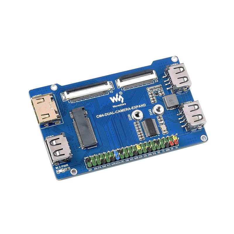 Placa de Expansión de Visión B - Raspberry Pi Compute Module 4 Dual Camera Board reseña y precio