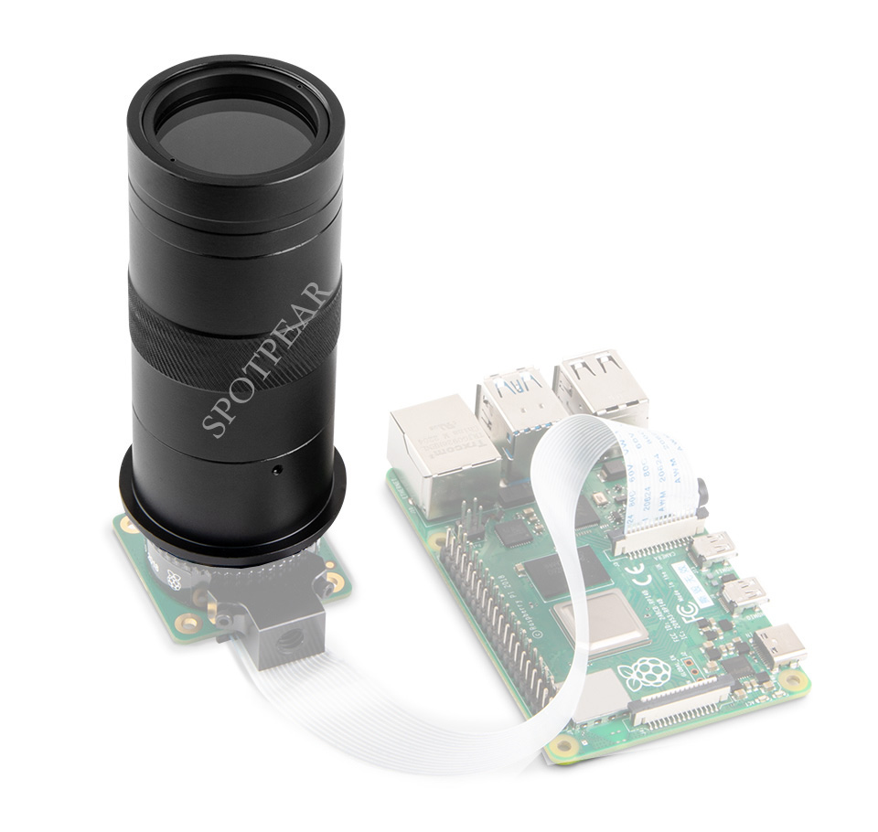 Módulo de cámara Raspberry Pi  - Raspberry Pi Hq Camera Microscope Lens reseña y precio