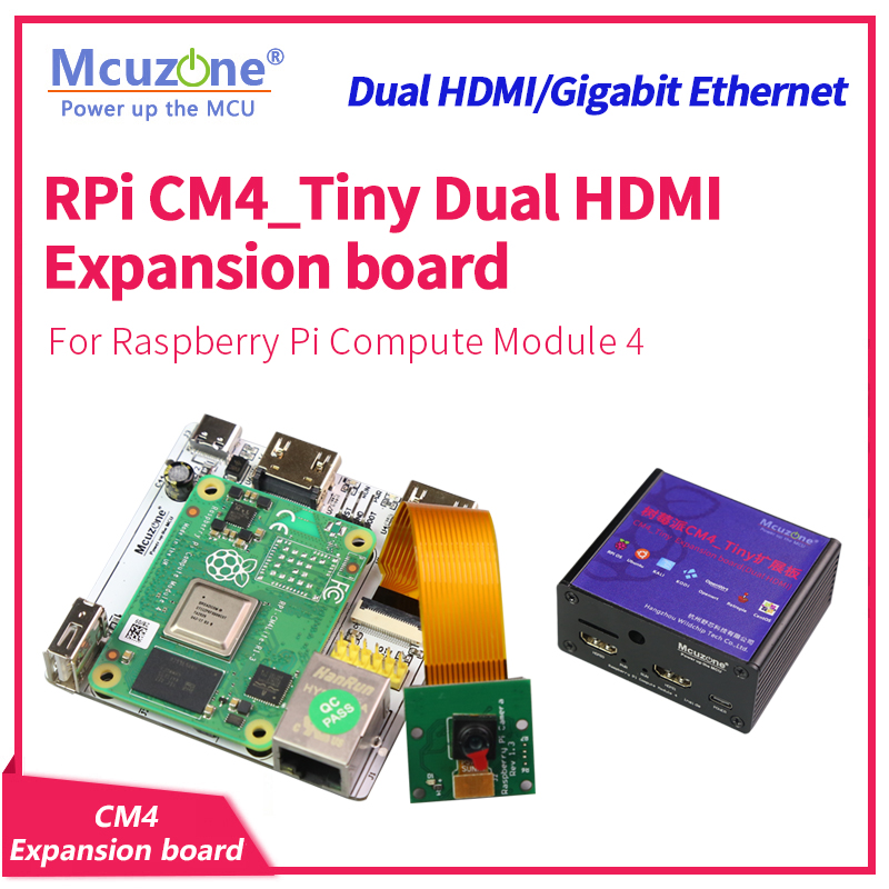 Placa de expansión RPi CM4_Tin - Raspberry Pi Compute Module 4 Dual Camera Board reseña y precio