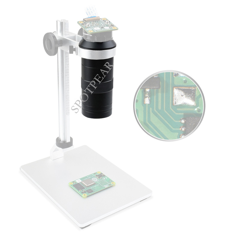 Lente de microscopio Raspberry - Raspberry Pi Hq Camera Microscope Lens reseña y precio